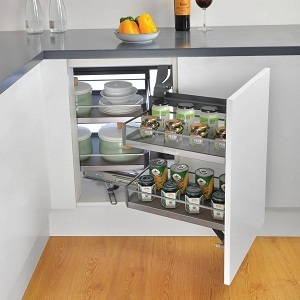 Kệ liên hoàn bắt cánh GROB GVK-90L GVK-90R Inox hộp vách kính